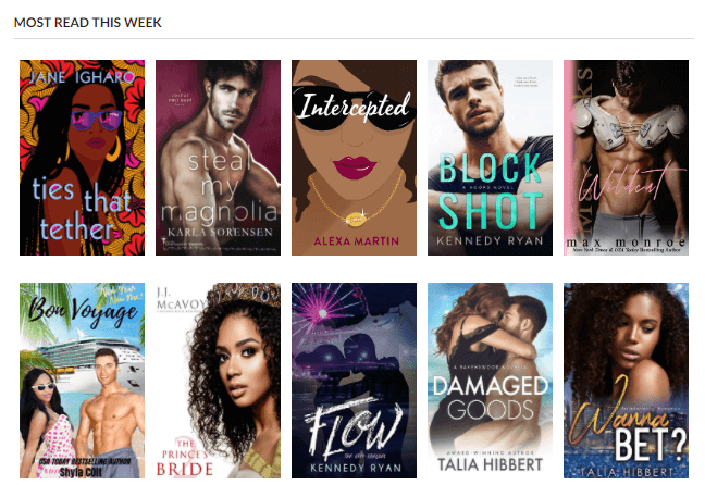 Most read interracial romance books